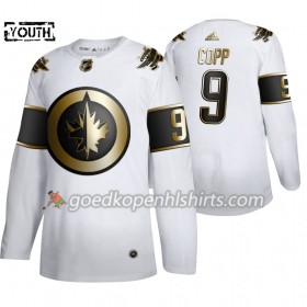 Winnipeg Jets Andrew Copp 9 Adidas 2019-2020 Golden Edition Wit Authentic Shirt - Kinderen